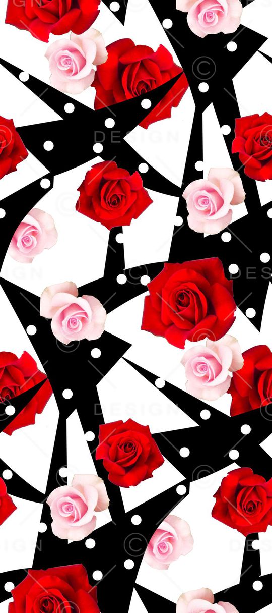 花卉 几何印花华亿平台图片