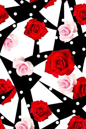 花卉 几何印花华亿平台图片