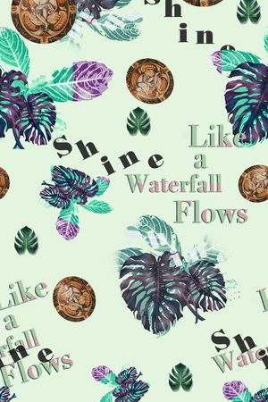 男女泳装印花华亿平台图片