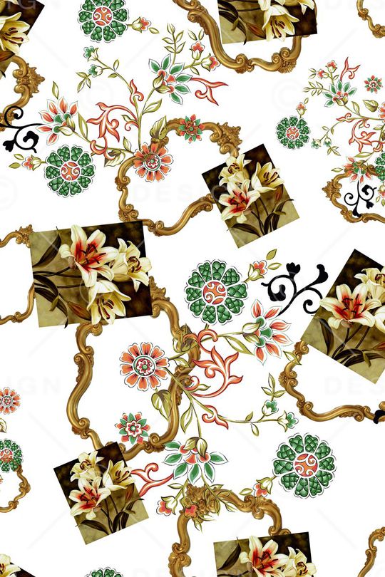 欧式画框印花华亿平台图片