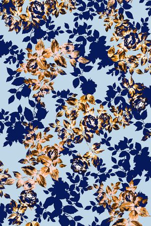 田园风印花华亿平台图片