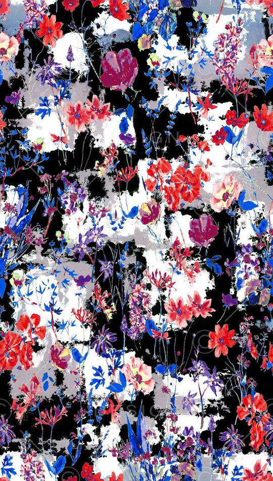 复古烂花印花华亿平台图片