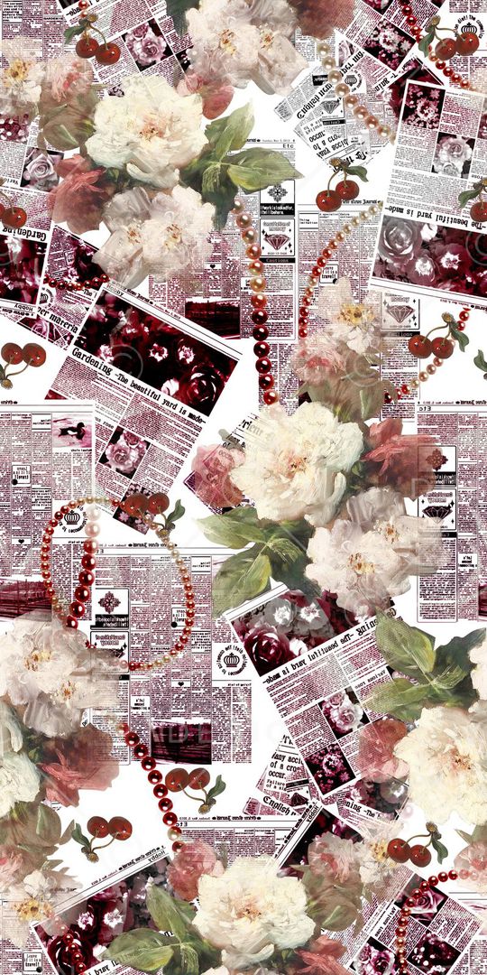 报纸印花华亿平台图片