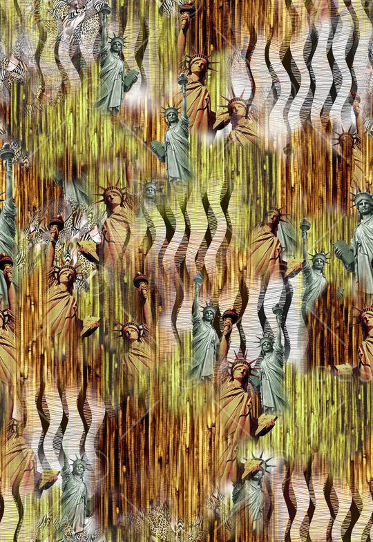 波纹印花华亿平台图片