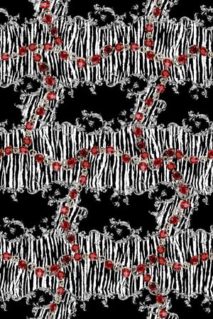 动物纹印花华亿平台图片