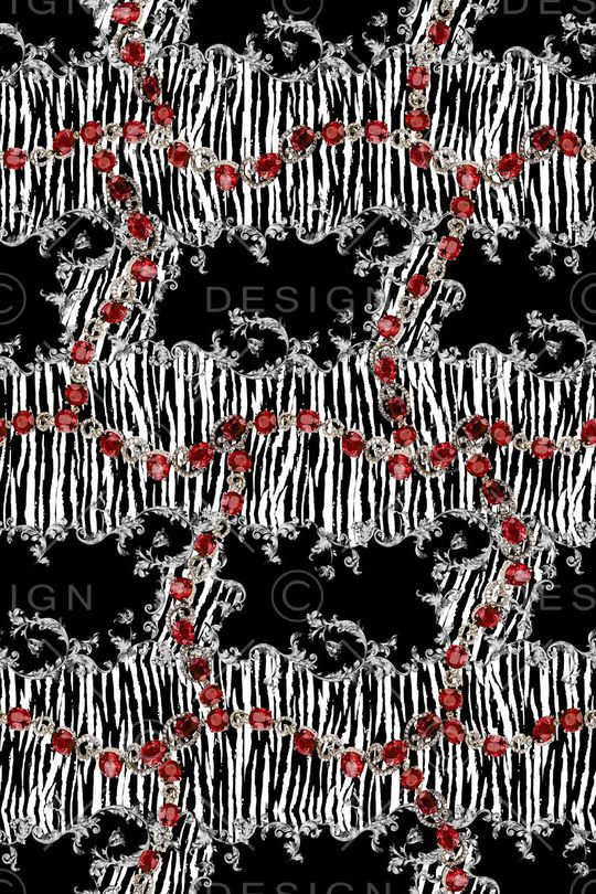 动物纹印花华亿平台图片