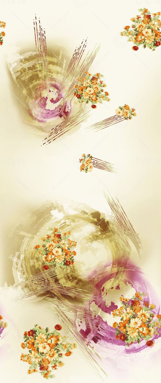 现代组合印花华亿平台图片