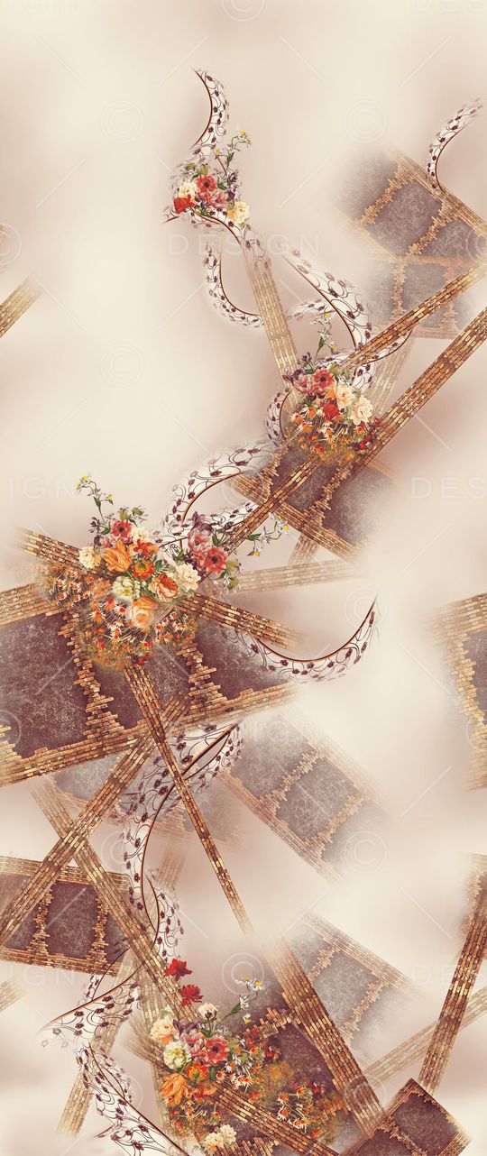 欧式时装印花华亿平台图片