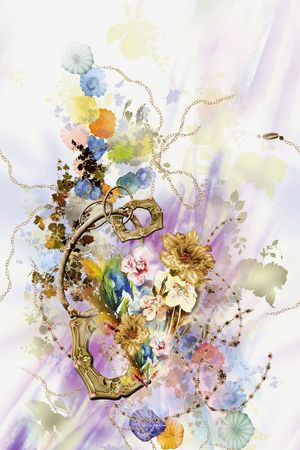 朦胧梦幻印花华亿平台图片