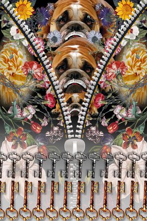 抽象印花华亿平台图片