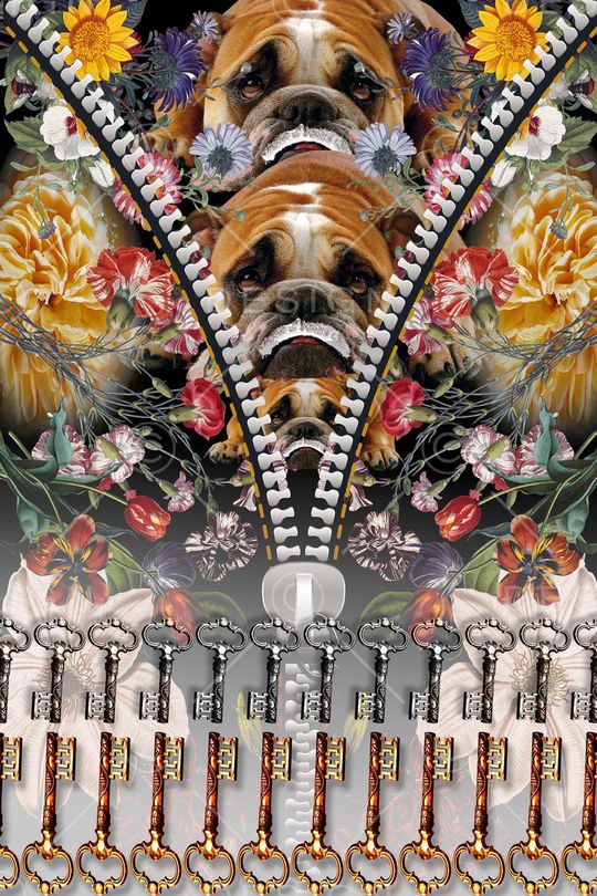 抽象印花华亿平台图片