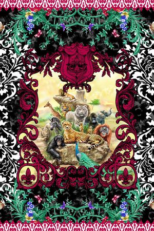 动物印花华亿平台图片