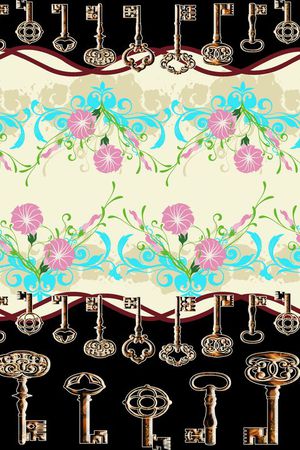 抽象印花华亿平台图片