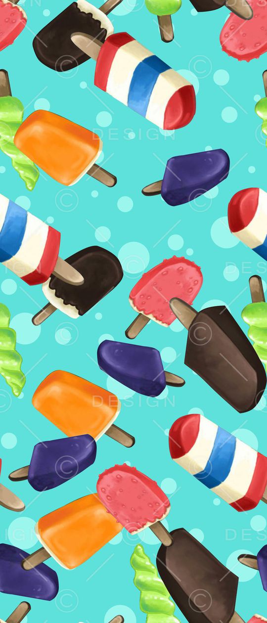 冰淇淋印花华亿平台图片