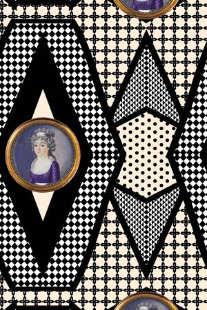 几何印花华亿平台图片