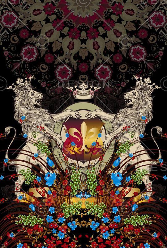 抽象印花华亿平台图片