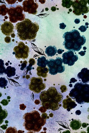 抽象印花华亿平台图片