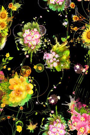 抽象印花华亿平台图片