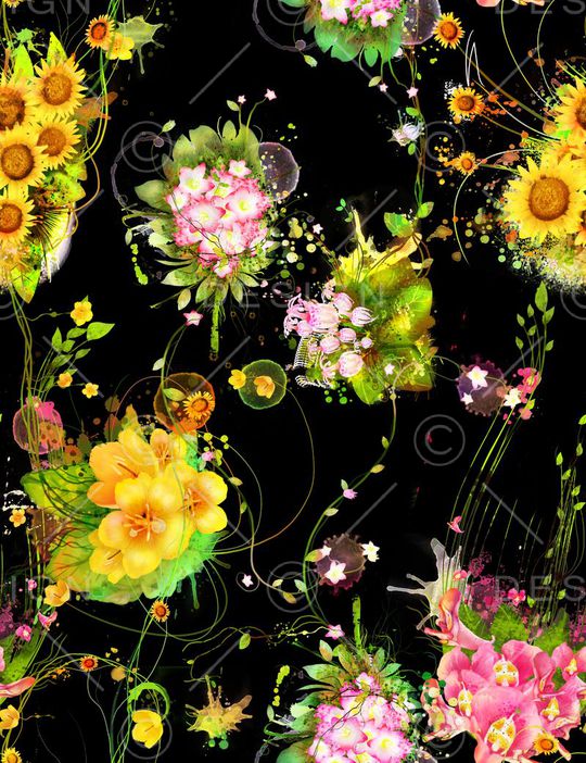 抽象印花华亿平台图片