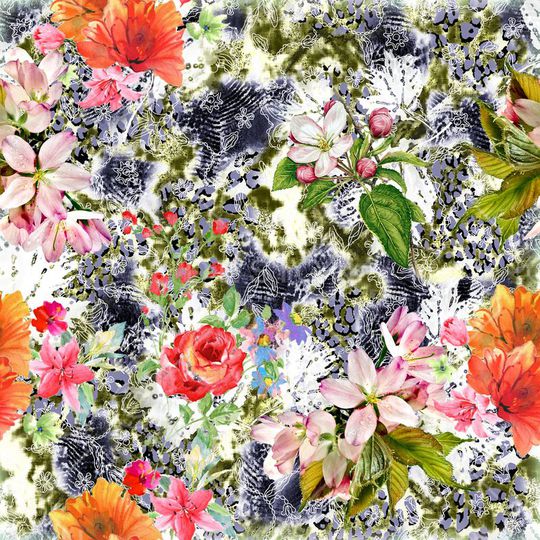 抽象印花华亿平台图片