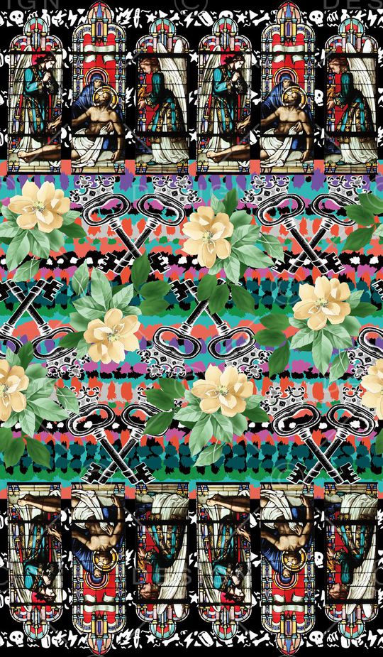 民族风印花华亿平台图片