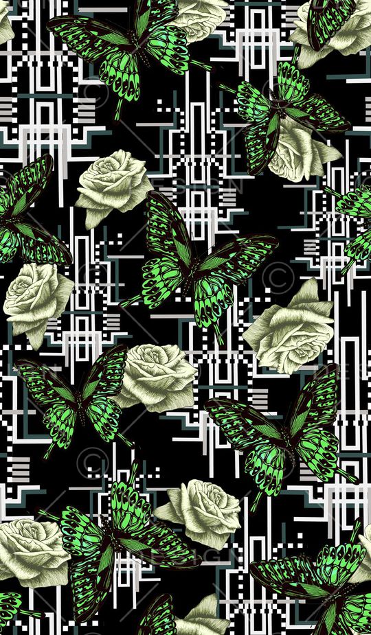 几何印花华亿平台图片