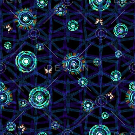 眼睛印花华亿平台图片