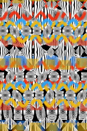 长方丝巾印花华亿平台图片