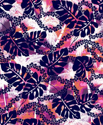 400483-热带植物棕榈叶多叶组合观叶植物旅游