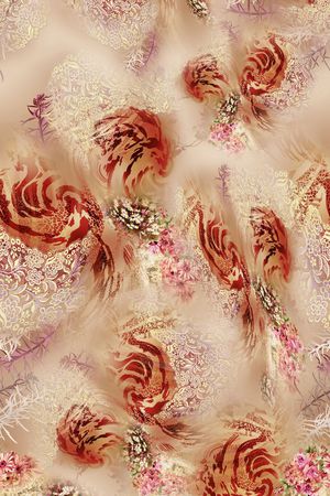 虎皮漩涡印花华亿平台图片