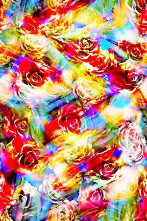 抽象印花华亿平台图片