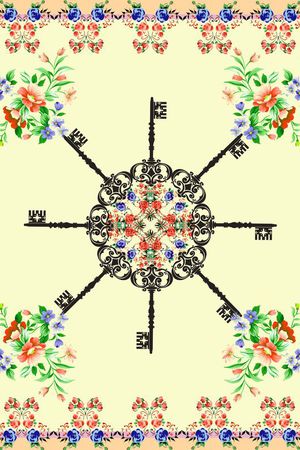 欧式宫廷印花华亿平台图片