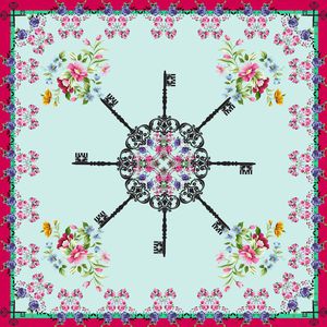 复古花卉印花华亿平台图片