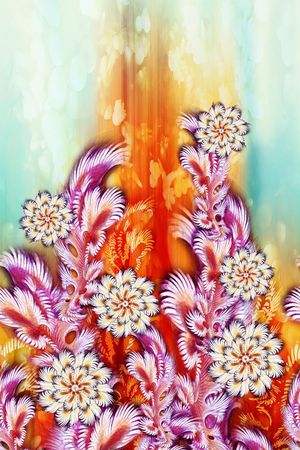 抽象印花华亿平台图片