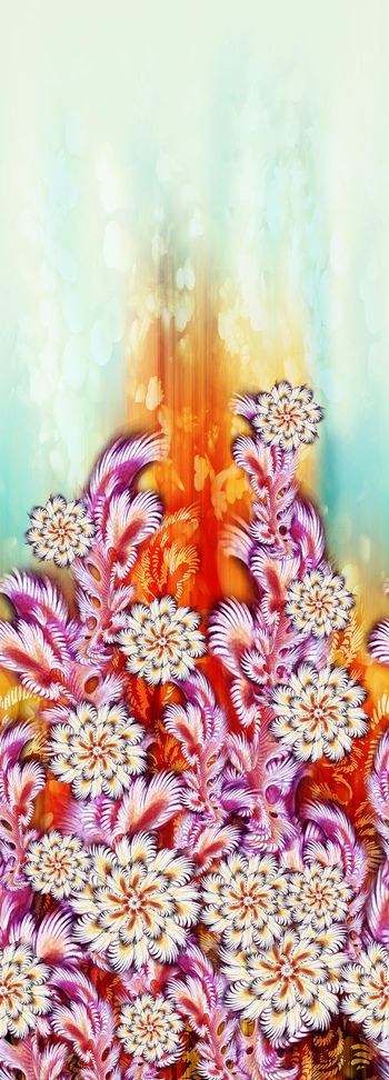 抽象印花华亿平台图片