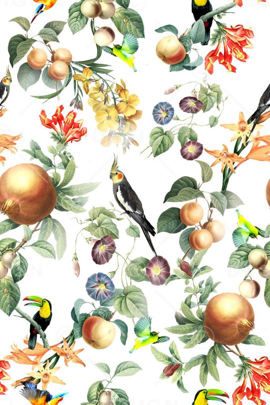 热带风印花华亿平台图片