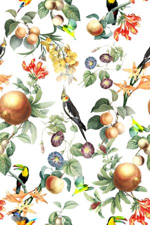 热带风印花华亿平台图片