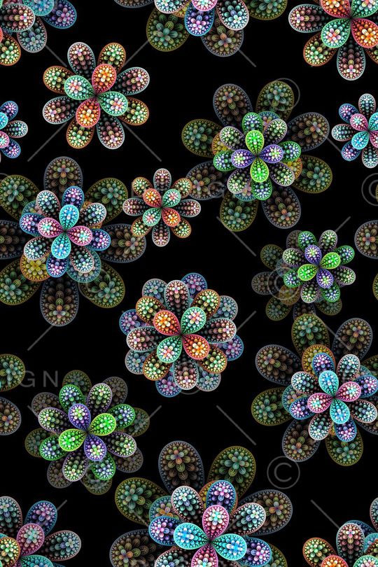 花瓣印花华亿平台图片