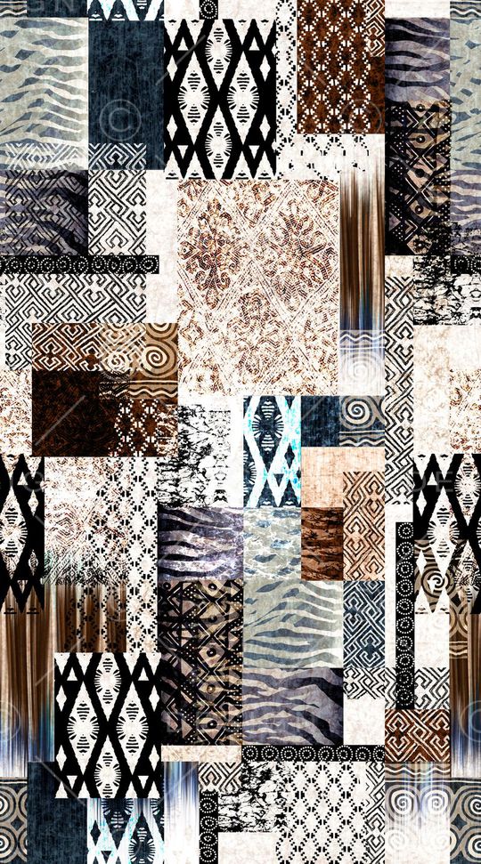 时尚拼接印花华亿平台图片