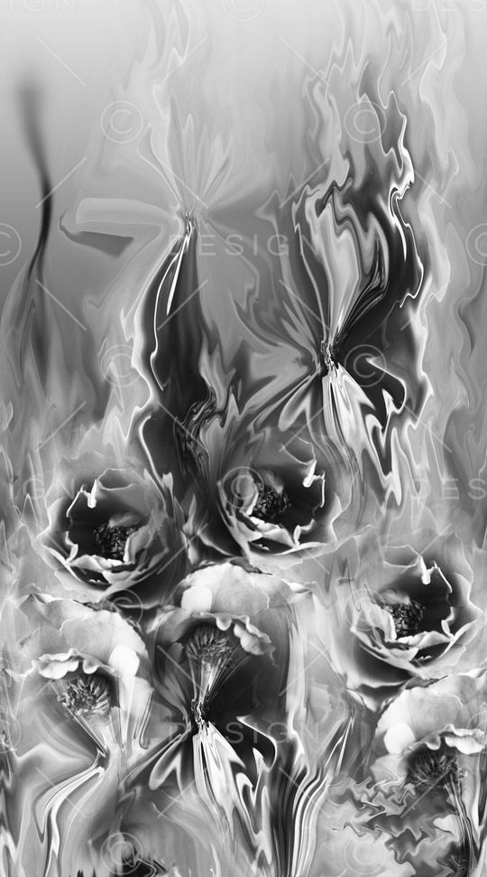 黑白定位印花华亿平台图片