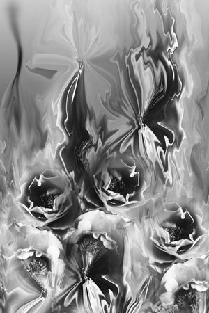 黑白定位印花华亿平台图片