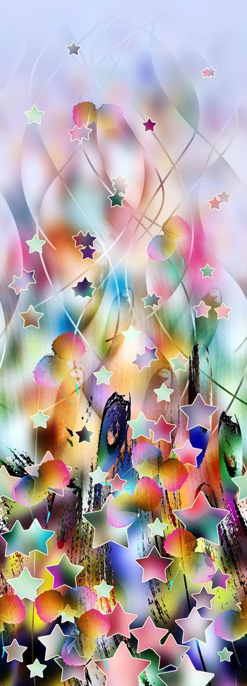 抽象印花华亿平台图片