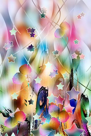 抽象印花华亿平台图片