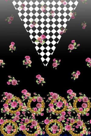 格子印花华亿平台图片