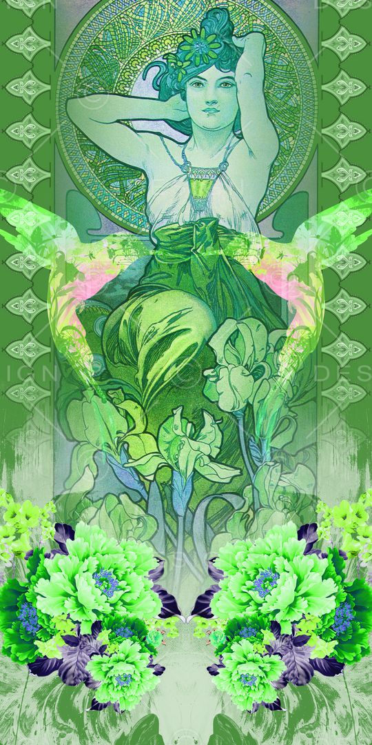 欧式插画印花华亿平台图片