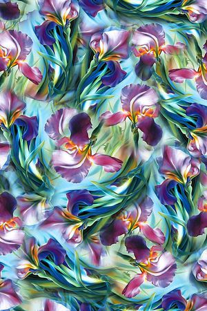 抽象印花华亿平台图片