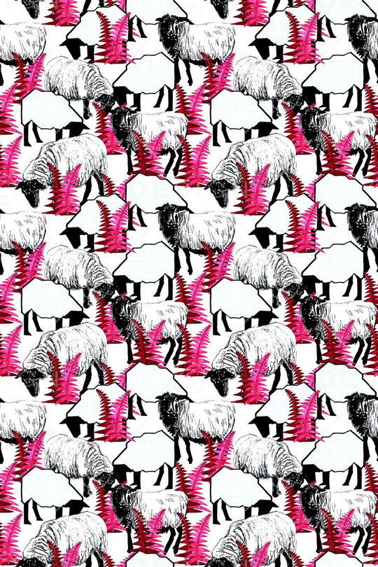 手绘印花华亿平台图片