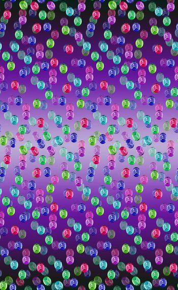 五彩渐变印花华亿平台图片