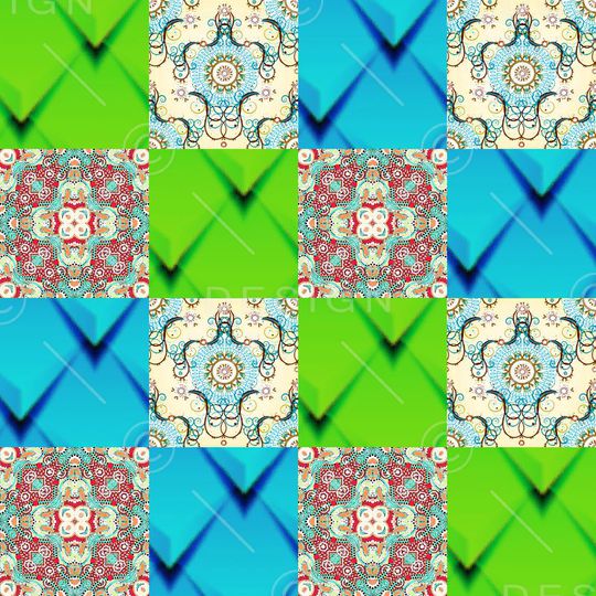 格子印花华亿平台图片