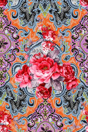 欧式印花华亿平台图片